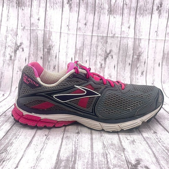 Brooks Womens Ravenna 5 Gray Pink Road Running Shoes 1201491B672 US Size 8.5B - Picture 4 of 11